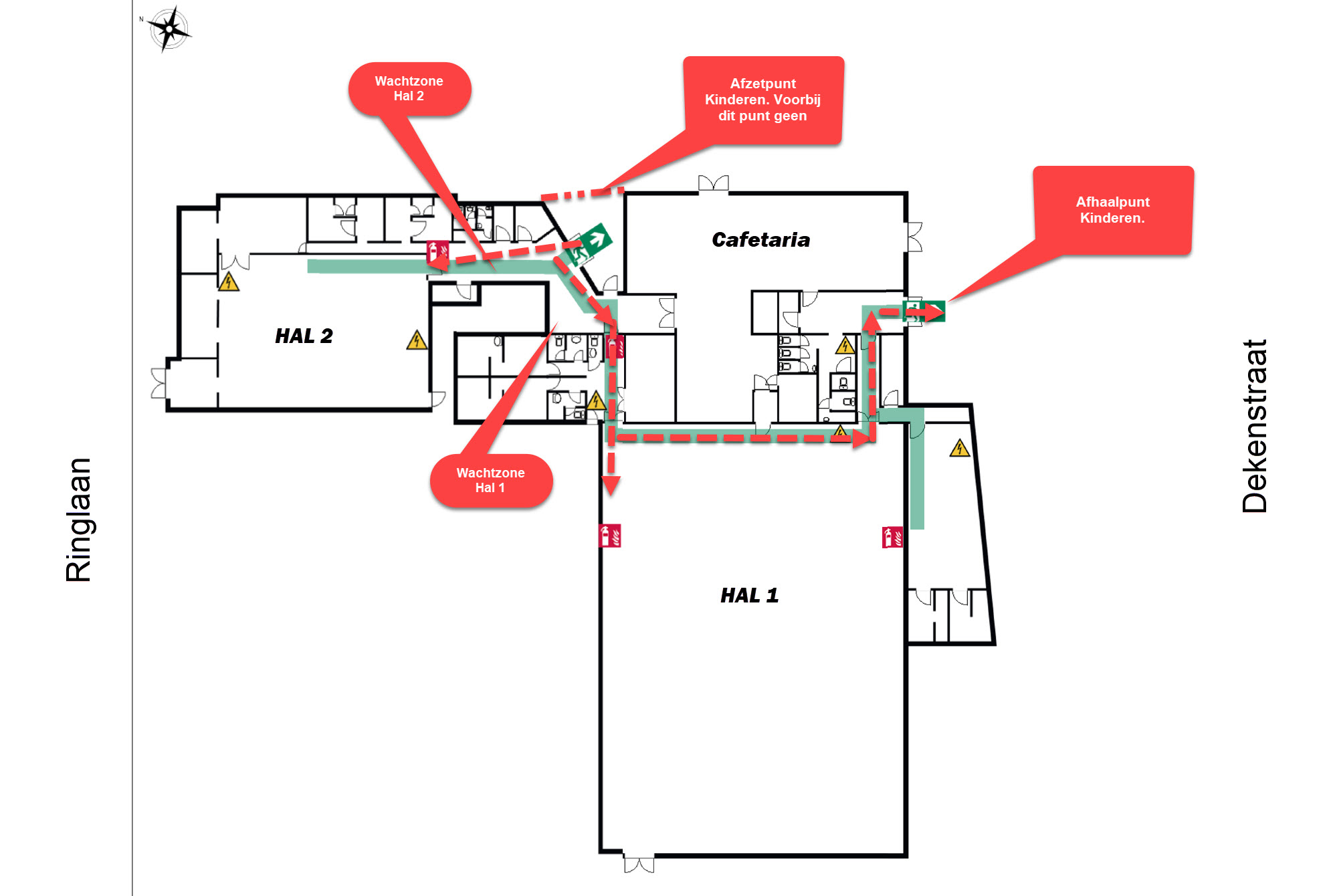 Circulatieplan trainingen