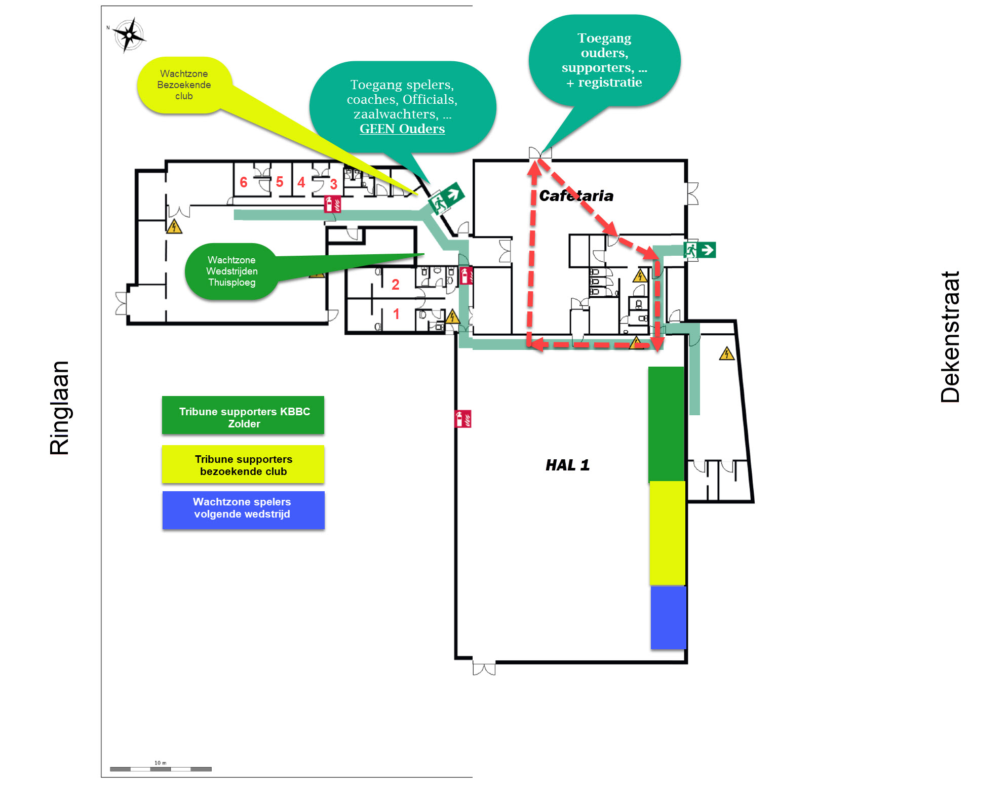 Circulatieplan wedstrijden